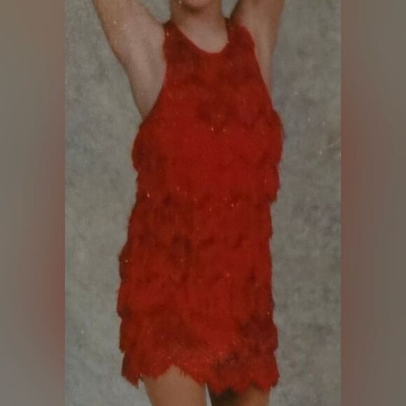 Jazz, Tap, Musical Theatre, Revolution Dance Costume, Red Medium Child - Picture 10 of 10